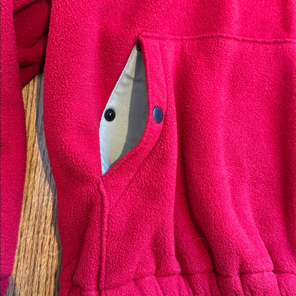Polo Sport Ralph Lauren | Men’s Vintage Fleece Jacket Full Zip Red | L - Picture 7 of 9